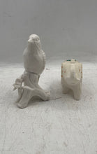 Load image into Gallery viewer, Lot Of 2 Pcs Assorted White Engraved Different Style Decorative Figurines