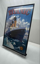 Load image into Gallery viewer, Framed Titanic World's Largest Luxury Liner 1912 Wall Decor Art Poster
