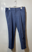 Load image into Gallery viewer, Loft Womens Blue Regular Fit Flat Front Straight Leg Dress Pants Size 6