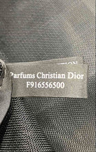 Load image into Gallery viewer, Dior Beauty Womens Black Houndstooth Zipper Travel Parfums Cosmetic Bag Damaged