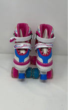 Load image into Gallery viewer, Colmanda Girls Pink Blue And White Roller Skates Sports Size S-31-34