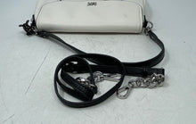 Load image into Gallery viewer, Michael Kors Womens Evie White Pebbled Leather Inner Pockets Shoulder Handbag