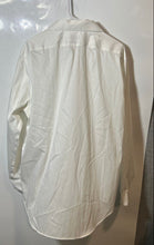 Load image into Gallery viewer, Calvin Klein Mens White Long Sleeve Slim Fit Stretch Dress Shirt Size 17.5