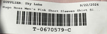 Load image into Gallery viewer, Hugo Boss Mens Pink Black Cotton Short Sleeve Slim Fit Polo Shirt Size Small