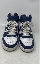 Load image into Gallery viewer, Nike Kids Court Borough Mid 2 GS CD7782-107 White Blue Basketball Shoes Size 7Y