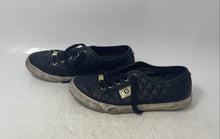 Load image into Gallery viewer, Guess Womens Byrone Black Leather Lace-Up Low Top Quilted Sneaker Shoes