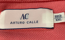 Load image into Gallery viewer, Arturo Calle Mens Orange Cotton Spread Collar Short Sleeve Polo Shirt Size XXL
