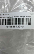 Load image into Gallery viewer, Antonio Melani Womens Beige Inner Pockets Bottom Studs Shoulder Purse