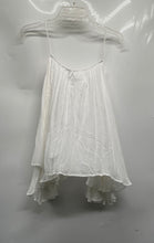 Load image into Gallery viewer, Forever 21 Womens White Tie Neck Asymmetrical Camisole Tank Top Size Small