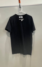 Load image into Gallery viewer, Zara Mens Black Cotton Relaxed Fit V-Neck Short Sleeve Pullover T-Shirt Size XL