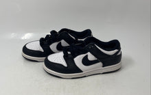 Load image into Gallery viewer, Nike Kids Dunk Low Black White Low Top Lace-Up Sneaker Shoes Size 1Y