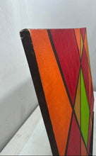 Load image into Gallery viewer, E. Rojkes Multicolor Geometric Home Decor Framed Abstract Art Painting
