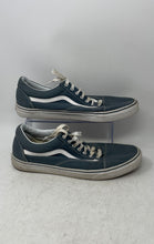 Load image into Gallery viewer, Vans Mens Old Skool 500714 Blue White Lace-Up Low Top Sneakers Shoes Size 13