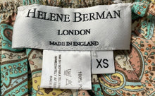 Load image into Gallery viewer, Helene Berman London Womens Multicolor Paisley Pleated Front Flare Skirt Size XS