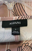 Load image into Gallery viewer, Alfani Womens Pink Black Floral Round Neck 3/4 Sleeve Blouse Top Shirt Size S