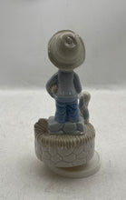 Load image into Gallery viewer, Young Boy With Puppy Home Decor Porcelain Musical Figurine Collectible