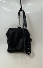 Load image into Gallery viewer, Zara Womens Black Leather Studded Adjustable Detachable Strap Mini Backpack