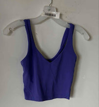 Load image into Gallery viewer, Lululemon Womens Purple Sleeveless V-Neck Activewear Cropped Tank Top Size 2