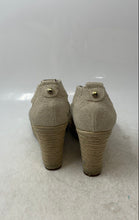 Load image into Gallery viewer, Michael Kors Womens Damita Beige High Wedge Heel Espadrille Sandals Size 8.5