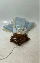 Load image into Gallery viewer, Special Collector's 33220 Blue Dress Porcelain Curly Hair Lace Gown Doll