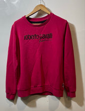 Load image into Gallery viewer, Authentic Roberto Cavalli Sport Womens Fuchsia Pullover Sweatshirt Size M