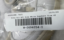 Load image into Gallery viewer, Nike Kids Air Force 1 Low LE DH2920-111 White Lace-Up Sneakers Shoes Size 4Y
