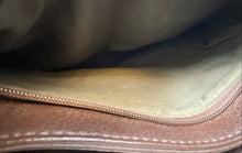 Load image into Gallery viewer, Faded Glory Womens Brown Leather Double Handles Outer Pockets Shoulder Bag