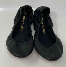 Load image into Gallery viewer, Authentic Tory Burch Womens Black Leather Slip-On Ballet Flats Size 9.5M