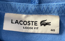 Load image into Gallery viewer, Lacoste Womens Blue Long Sleeve Loose-Fit Drawstring Pullover Hoodie Size 40