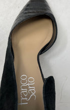 Load image into Gallery viewer, Franco Sarto Womens Janine Black Leather Pointed Toe D'Orsay Heels Size 9M