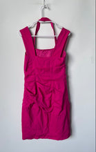Load image into Gallery viewer, Express Womens Fuchsia Sleeveless Square Neck Pullover Sheath Dress Size 6
