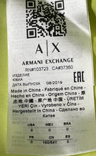 Load image into Gallery viewer, Armani Exchange Womens Green Faux Leather Curved Overlap Side Tie Wrap Skirt 0