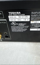 Load image into Gallery viewer, Toshiba SD-3109U Black Portable Digital DVD Video Player Not Tested