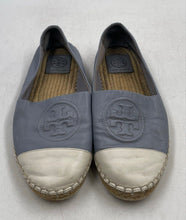 Load image into Gallery viewer, Authentic Tory Burch Womens Benton Blue White Colorblock Espadrilles Flats Sz 8