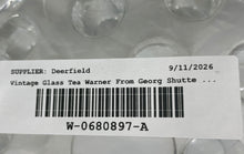 Load image into Gallery viewer, Vintage Georgshütte Crystal Clear Glass Tableware Serving Tea Warmer