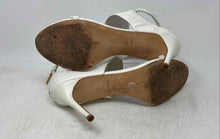 Load image into Gallery viewer, Cole Haan Womens Lise White Leather Stiletto Heel Ankle Strap Sandals Size 11B