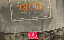 Load image into Gallery viewer, Velami Womens Green Cotton Asymmetrical Zip Cropped Military Jacket Size M