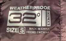Load image into Gallery viewer, 32 Degrees Womens Purple Black Weatherproof Full-Zip Puffer Jacket Size Small