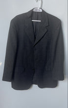 Load image into Gallery viewer, Bianchi Mens Gray Long Sleeve Pockets Notch Lapel Three-Button Blazer Size 50
