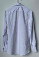 Load image into Gallery viewer, Zara Mens White Long Sleeve Collared Slim Fit Button-Up Shirt Size Small