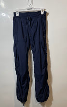 Load image into Gallery viewer, Lululemon Womens Dance Studio Blue Slash Pocket Drawstring Jogger Pants No Size