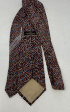 Load image into Gallery viewer, Valentino Cravatte Mens Multicolor Printed Keeper Loop Designer Tie