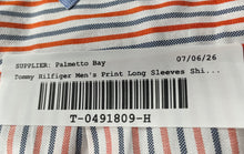 Load image into Gallery viewer, Tommy Hilfiger Mens Multicolor Striped Print Long Sleeve Button-Up Shirt Size XL
