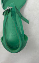 Load image into Gallery viewer, Gianni Bini Womens Green Open Toe Block Ankle Strap Heels Size 8.5M