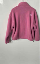 Load image into Gallery viewer, The North Face Womens Pink Front Quarter Zip Pullover Sweater Size Medium
