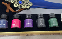 Load image into Gallery viewer, Harry Potter Steampunk Ink Bottles Nibs & Feather Quill Pen Calligraphy Set