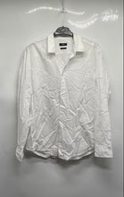 Load image into Gallery viewer, Hugo Boss Mens White Slim Fit Collared Long Sleeve Button-Up Shirt Size 2XL