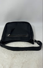 Load image into Gallery viewer, Rae Dunn Womens Black Pebbled Leather Single Strap Pockets Lined Shoulder Bag
