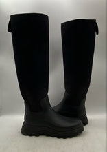Load image into Gallery viewer, Hunter Womens City Explorer Tall Black Neoprene Pull-On Rain Boots Size 11