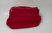Load image into Gallery viewer, Kipling Womens Red Inner Pocket Charm Adjustable Strap Crossbody Purse